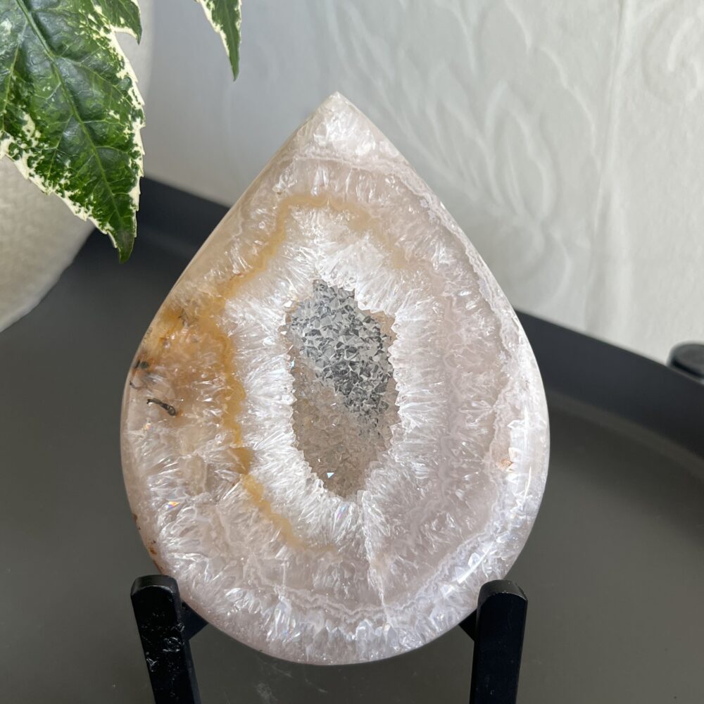 agate teardrop see through